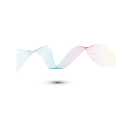 Sound waves vector illustration design templateのイラスト素材