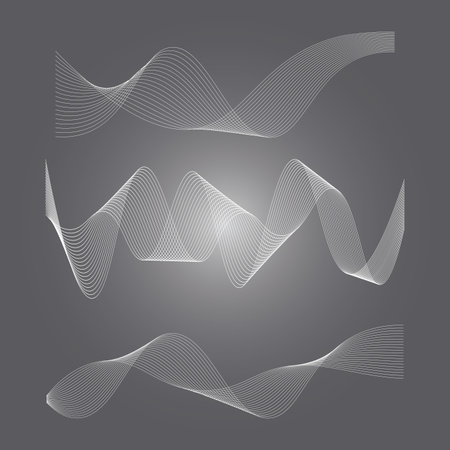 Sound waves vector illustration design templateのイラスト素材