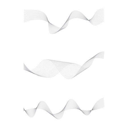 Sound waves vector illustration design templateのイラスト素材