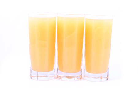 Photo of apple juice on white backgroundの写真素材