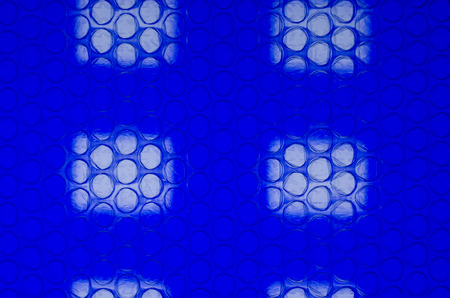 Background. The texture of the bubbles the polyethylene