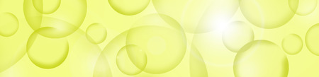 Abstract illustration. Large and small colored bubblesの写真素材