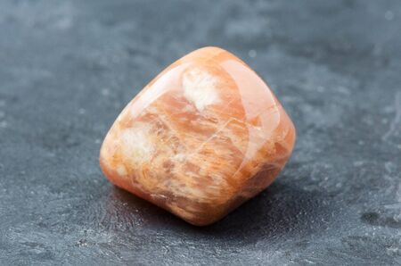 Moonstone yellow. Gemstone group of potassium feldsparsの写真素材