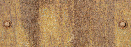 An old rusty metal sign. Copy space. Design element