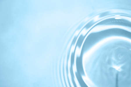 Transparent water texture. Cosmetic micellar water or lotion or makeup removerの写真素材