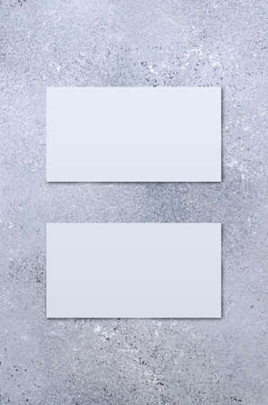 Gray layout on a concrete background. Design elements or portfolio. Copy space.の写真素材