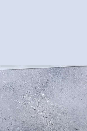 Gray layout on a concrete background. Design elements or portfolio. Copy space.の写真素材
