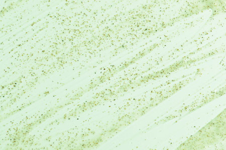 The texture of a cosmetic scrub with vitamin F. Exfoliating skin care product