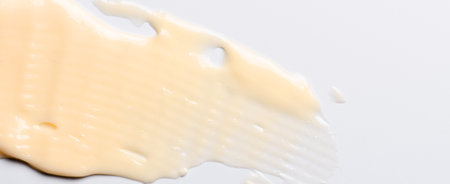 The texture of a cosmetic cream or balm.