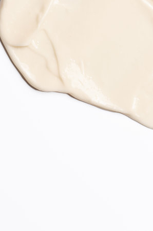 The texture of a cosmetic cream for the body or face.の写真素材
