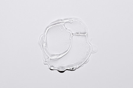 A sample of a moisturizing cosmetic cream or body gel.
