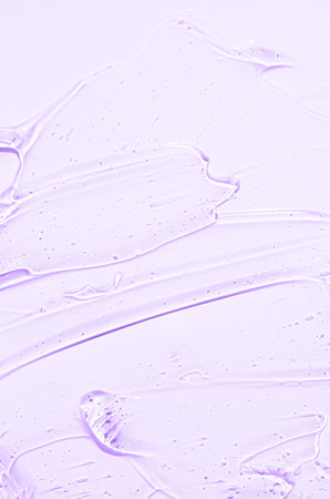 The texture of a moisturizing cosmetic gel or skin serum.