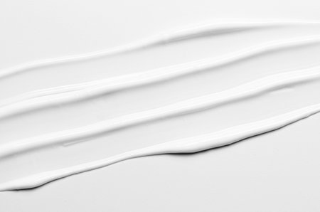 The texture of a cosmetic cream mask or balm.の写真素材