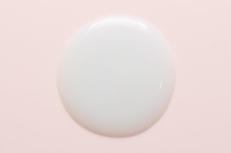 White cosmetic product. Face serum or cleanser gel or body moisturizing gel.の写真素材