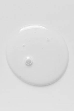 Transparent cosmetic product. Face serum or cleanser gel or body moisturizing gelの写真素材