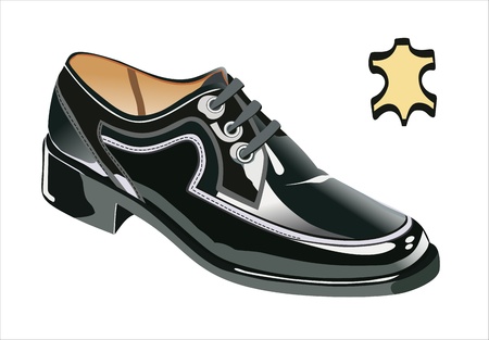 Men s Shoes Hand Drawnのイラスト素材