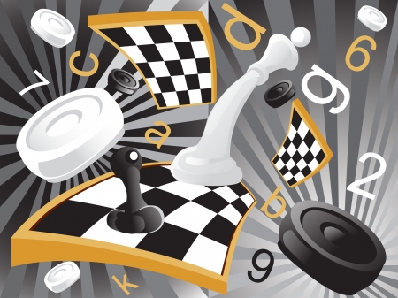 illustration of chessのイラスト素材