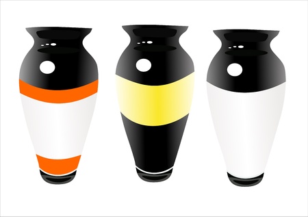 vase, isolatedのイラスト素材