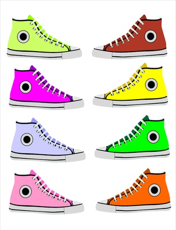 Sneakersのイラスト素材
