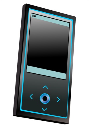 portable music deviceのイラスト素材