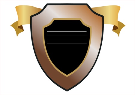 vector shield designのイラスト素材