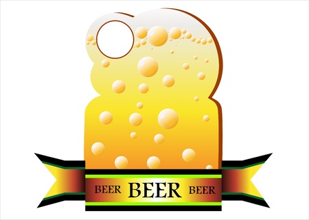 beer labelのイラスト素材