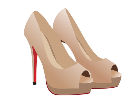 Fashion shoes.のイラスト素材