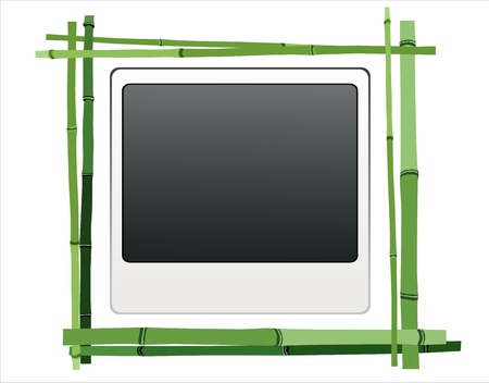 Isolated Photo Frames on White Backgroundのイラスト素材