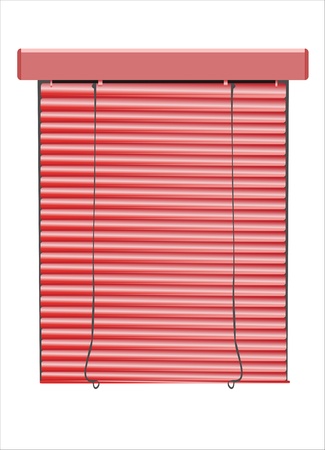 A venetian blinds  vector illustrationのイラスト素材