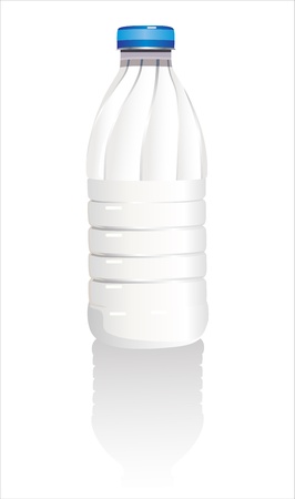 milk bottleのイラスト素材
