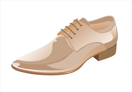 Elegant shiny dress shoesのイラスト素材