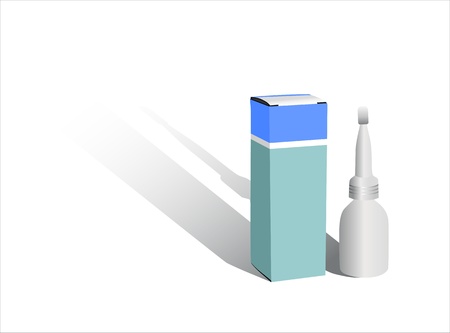 close up of plastic bottle isolated on white backgroundのイラスト素材