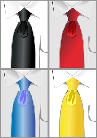 Shirt & Tieのイラスト素材