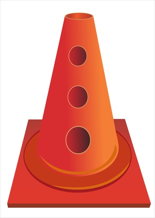 Traffic coneのイラスト素材