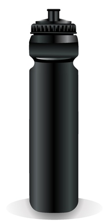 water drinking sport bottleのイラスト素材