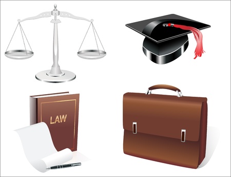 Vector law set のイラスト素材