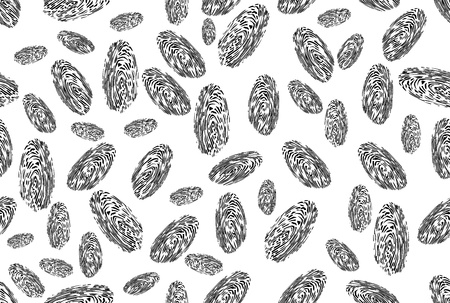 Seamless background of a finger printのイラスト素材