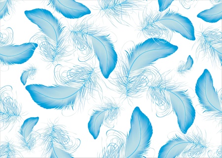 Seamless pattern with feathers  Seamless pattern for your design wallpapers, pattern fills, web page backgrounds, surface textures のイラスト素材