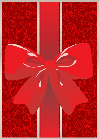 Vintage seamless wallpaper with a ribbonのイラスト素材