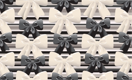 bows seamless backgroundのイラスト素材