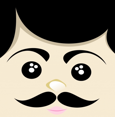 Face sunglasses - vector illustrationのイラスト素材