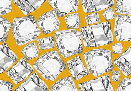 cubes of ice Seamless.のイラスト素材
