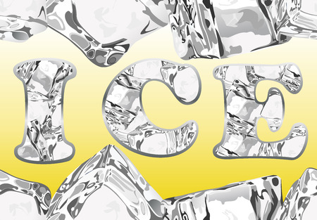 cubes of ice Seamless.のイラスト素材