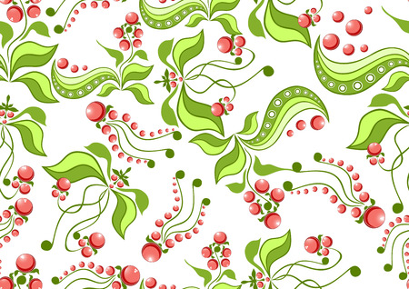 Decorative floral pattern  Retro background のイラスト素材