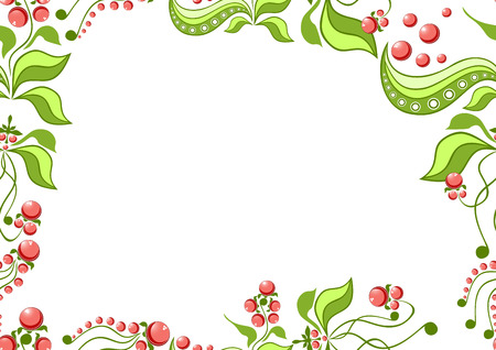Decorative floral pattern  Retro background のイラスト素材