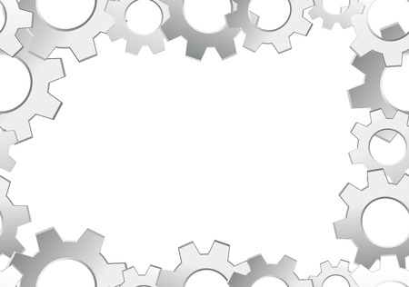 seamless texture with mechanical gearのイラスト素材