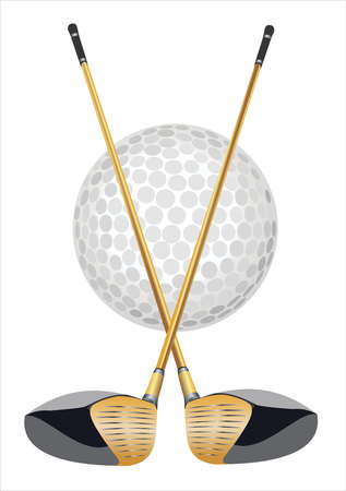 golf club iconのイラスト素材