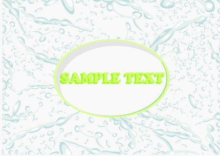 Seamless Background with Water Dropsのイラスト素材