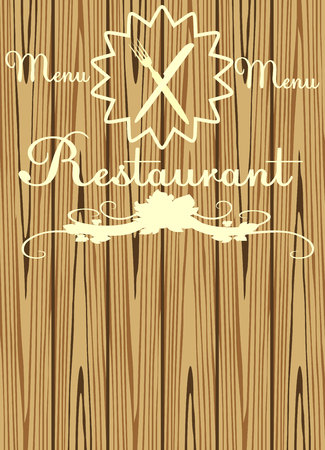 Vector illustration of wooden signboard.のイラスト素材