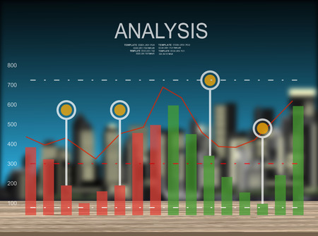 Concepts for business planning and accounting, analysis, audit, project management, marketing, research in flat design style.のイラスト素材